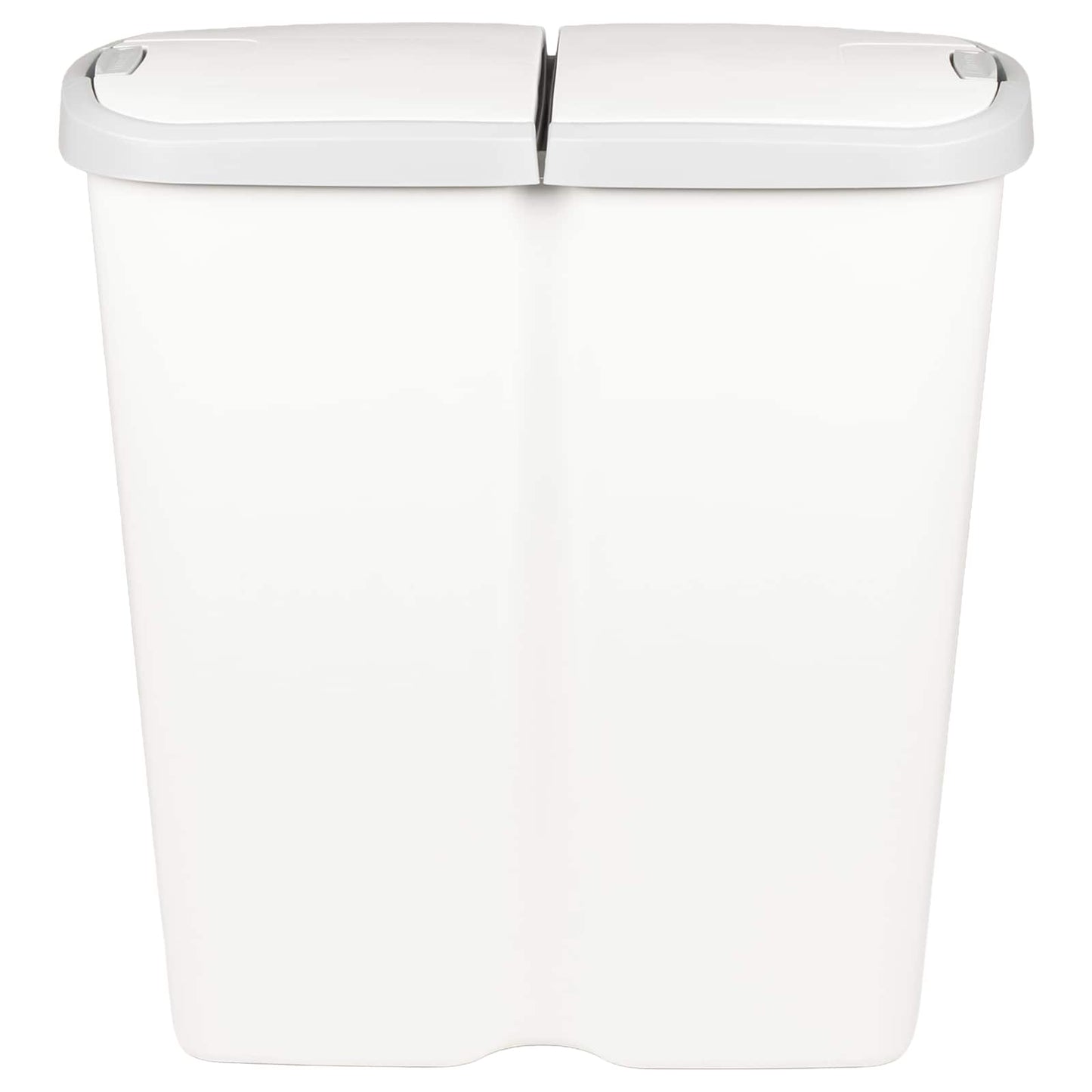 Garbage Bin White 48.5 x 28 x 51 cm PP