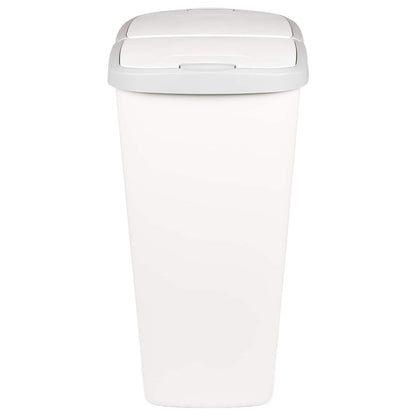 Garbage Bin White 48.5 x 28 x 51 cm PP