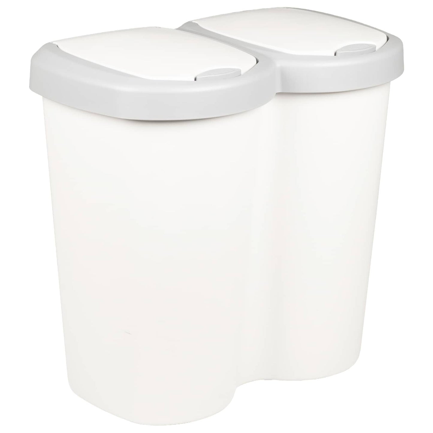 Garbage Bin White 49.5 x 30 x 46.5 cm PP