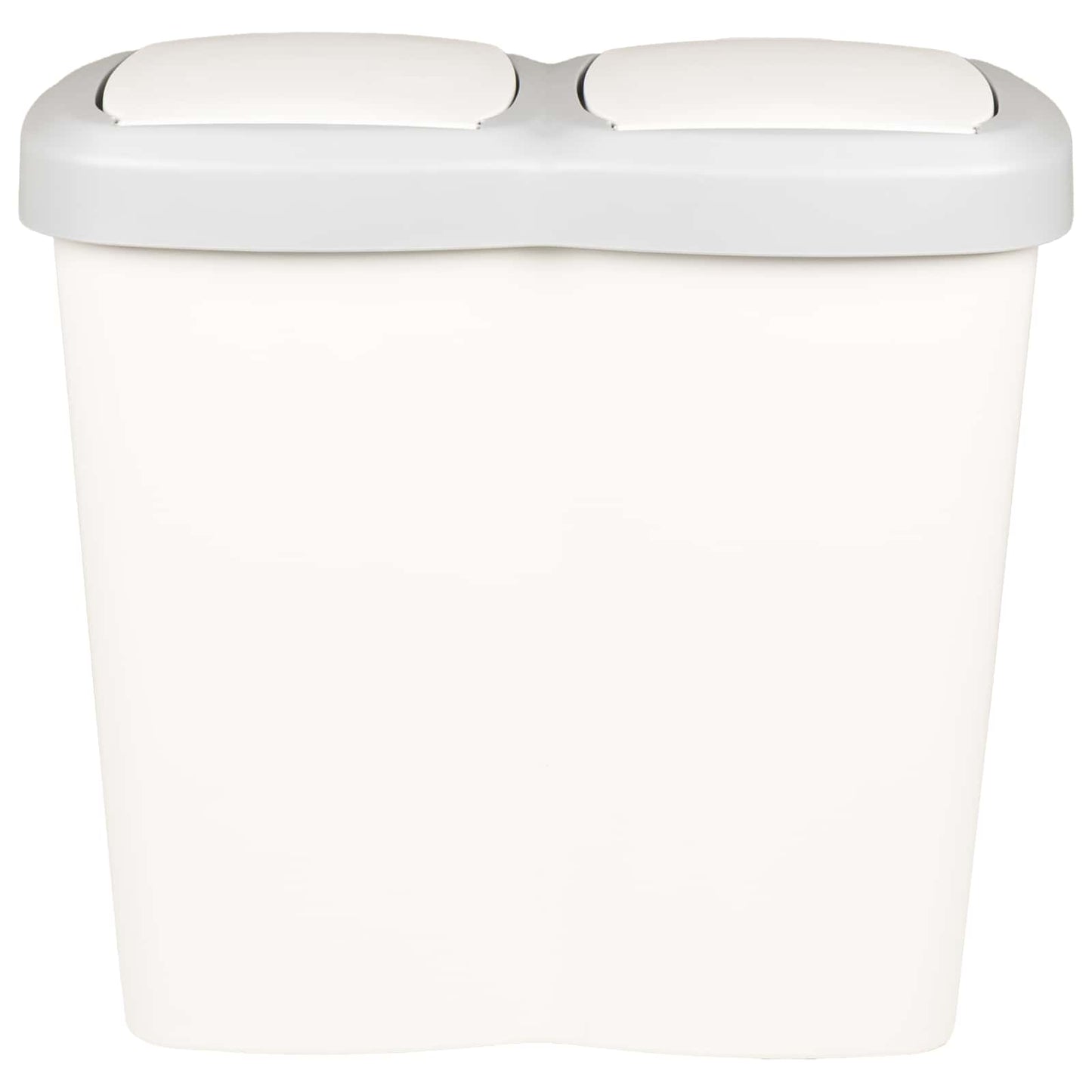 Garbage Bin White 49.5 x 30 x 46.5 cm PP