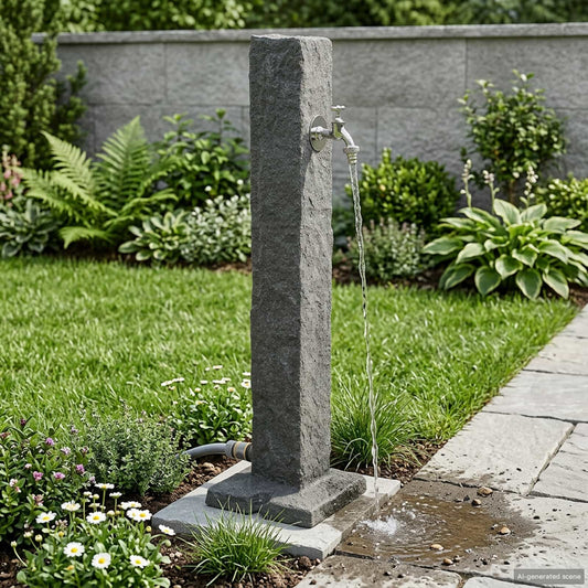 Garden Tanker Anthracite 26 x 26 x 98 cm PE