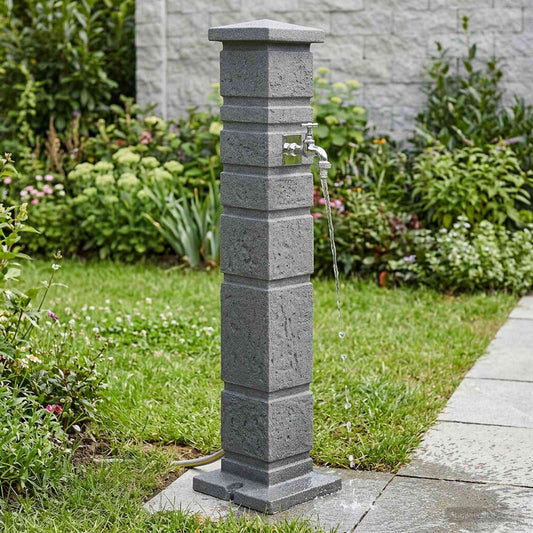 Garden Tanker Anthracite 26 x 26 x 101 cm PE