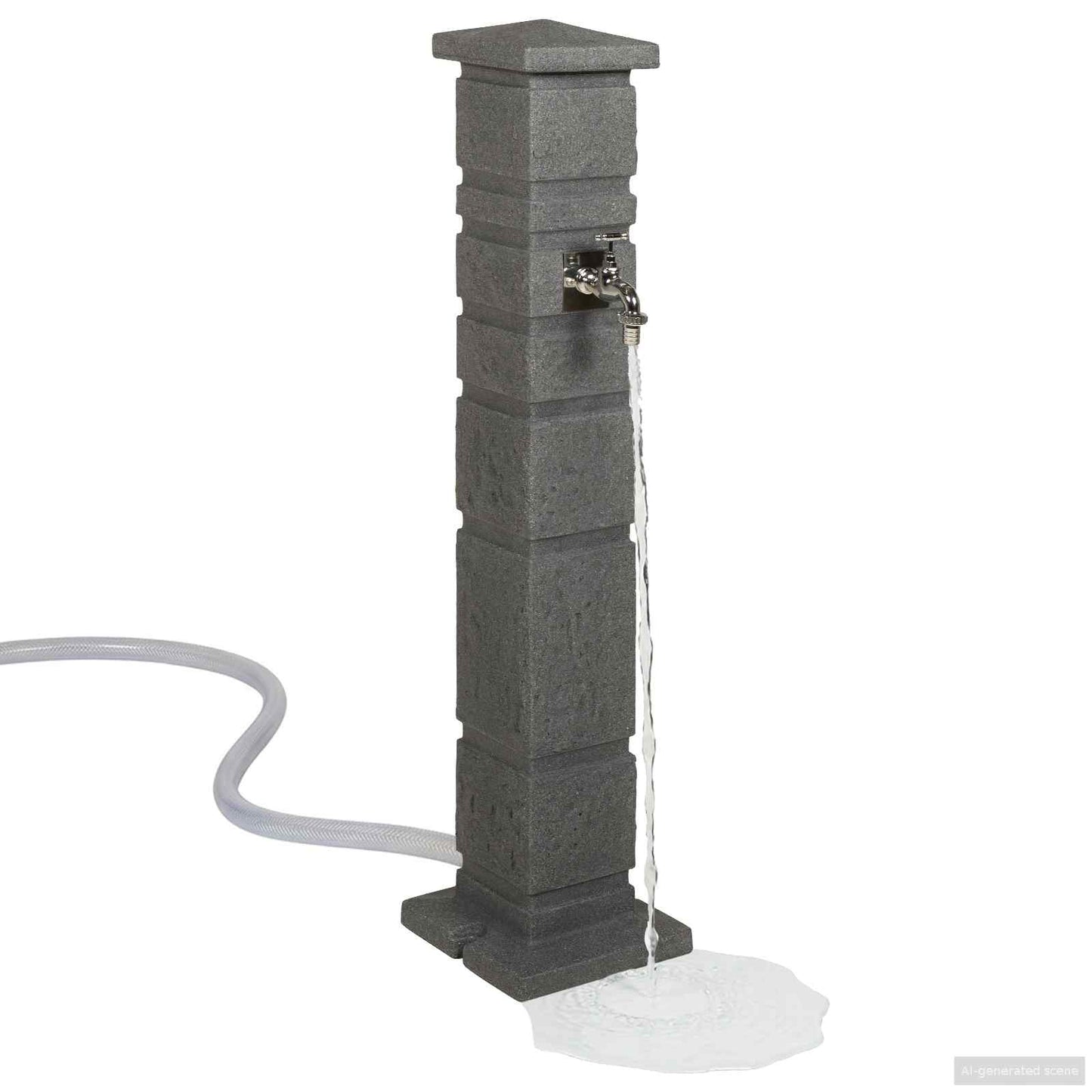 Garden Tanker Anthracite 26 x 26 x 101 cm PE