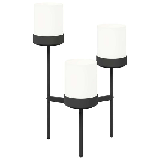 Flower Stand White 54 x 49 x 81 cm PP and Steel