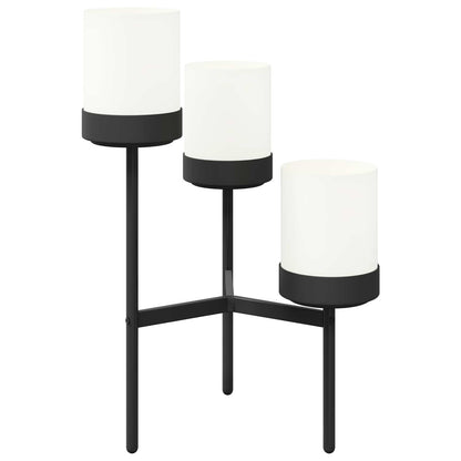 Flower Stand White 54 x 49 x 81 cm PP and Steel