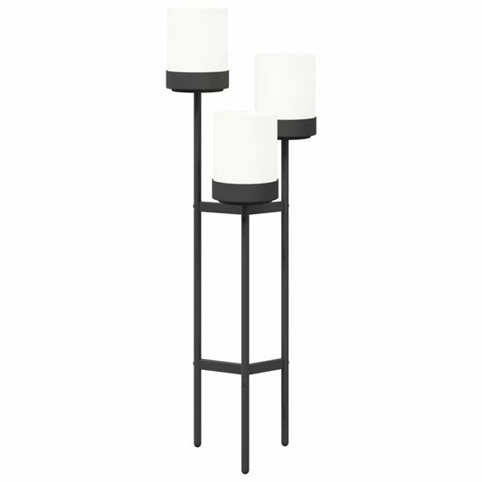 Flower Stand White 42 x 39.5 x 125 cm PP and Steel