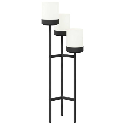Flower Stand White 42 x 39.5 x 125 cm PP and Steel