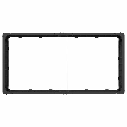 Raised Bed Black 151 x 75.5 x 25 cm PP