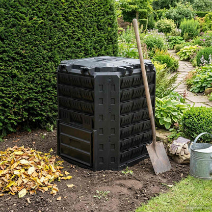 Garden Composter Black 71 x 71 x 81.5 cm 100% PP
