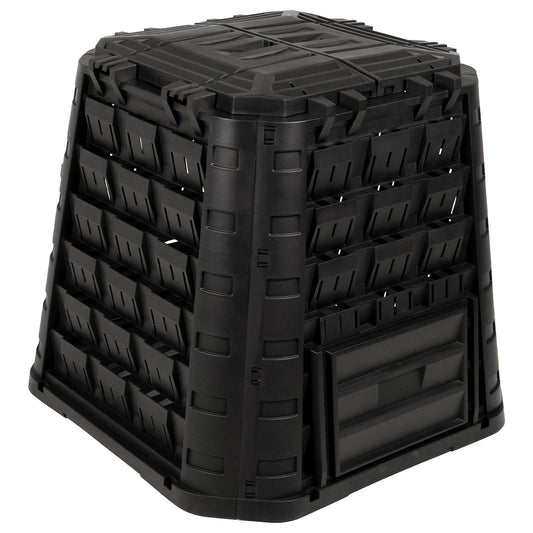 Garden Composter Black 91 x 91 x 83 cm 100% PP