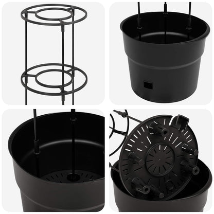 Tomato Grower Black Ø 32 x 127 cm PP