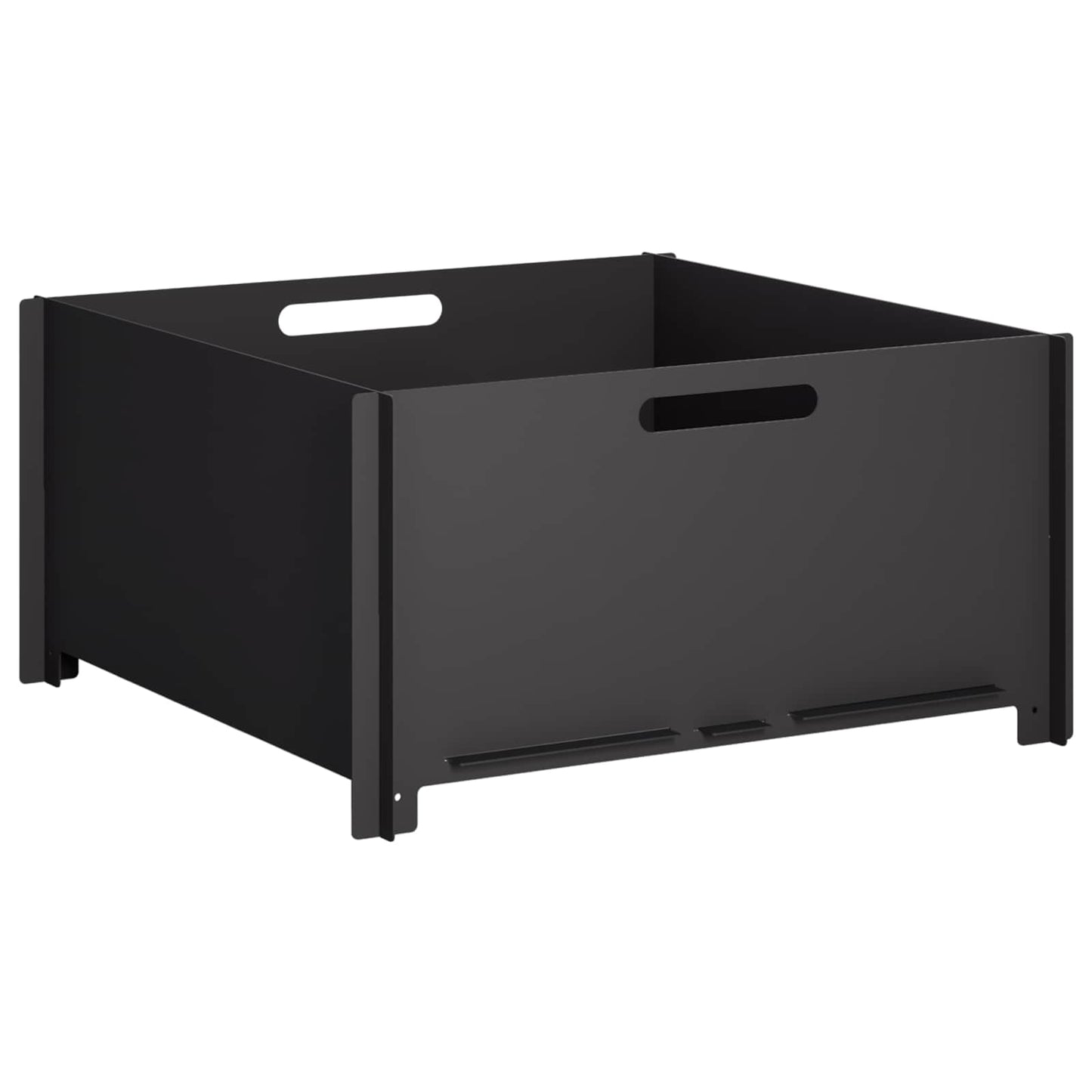 Fire Pit Black 60 x 60 x 30 cm Steel