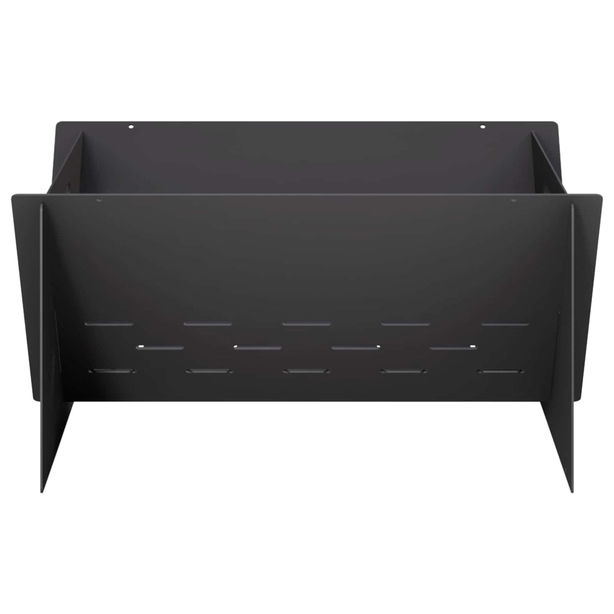 Fire Pit Black 40 x 40 x 20 cm Steel