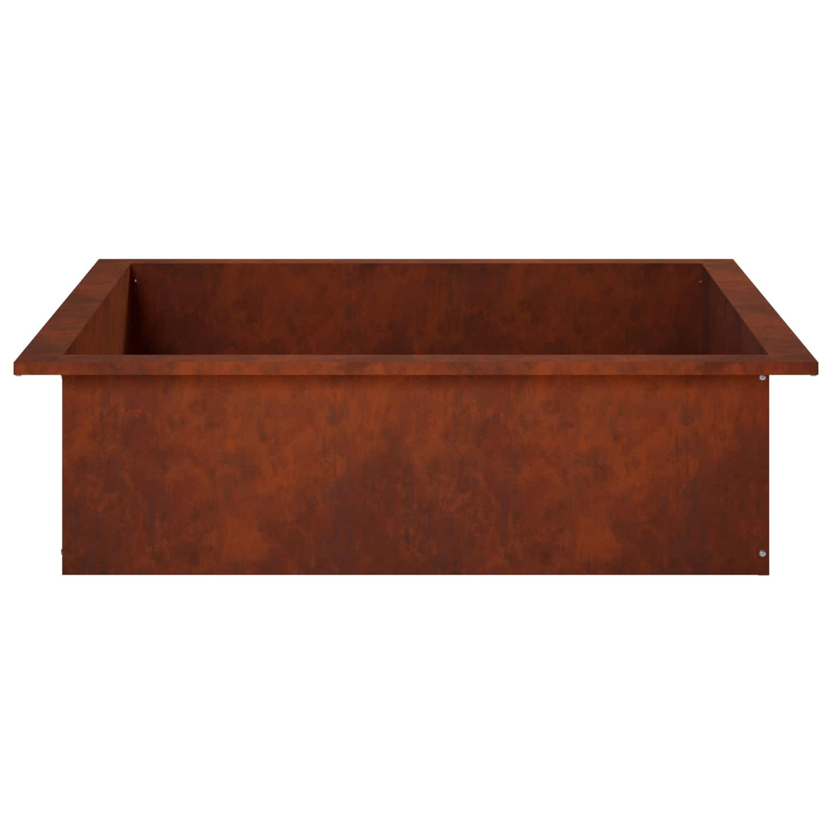 Fire Pit Ring Rusty 100 x 100 x 25 cm Weathering Steel