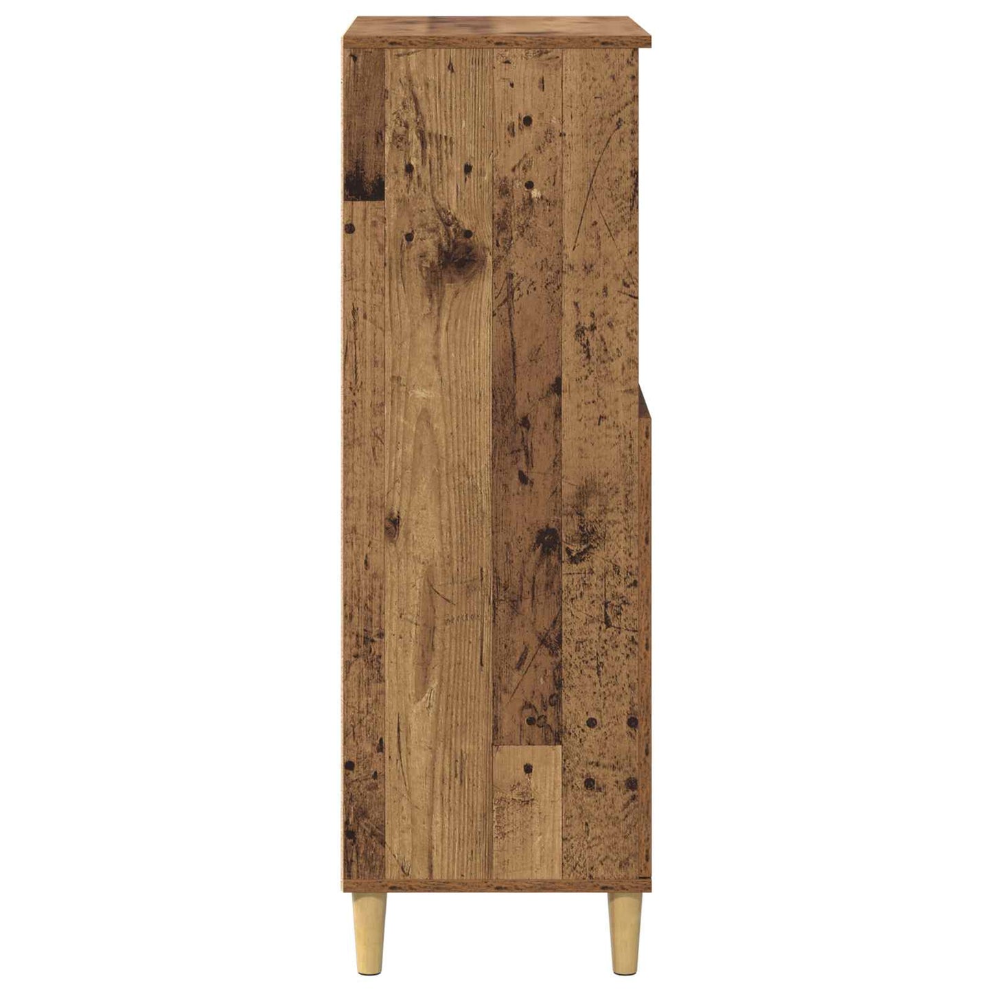 Highboard Oak Wood 60 x 36 x 110 cm Engineered Wood