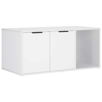 Cat Crate Furniture White 100 x 49 x 45 cm Engineered Wood