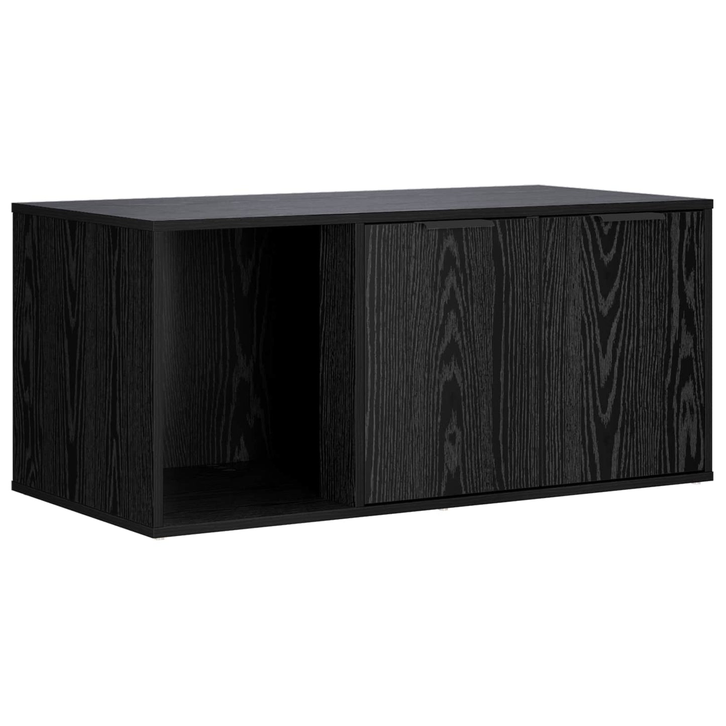 Cat Crate Furniture Black Oak 100 x 49 x 45 cm Engineered Wood