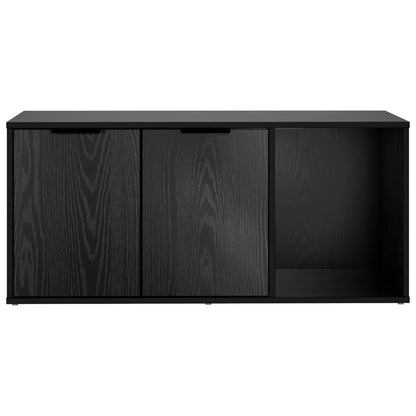 Cat Crate Furniture Black Oak 100 x 49 x 45 cm Engineered Wood