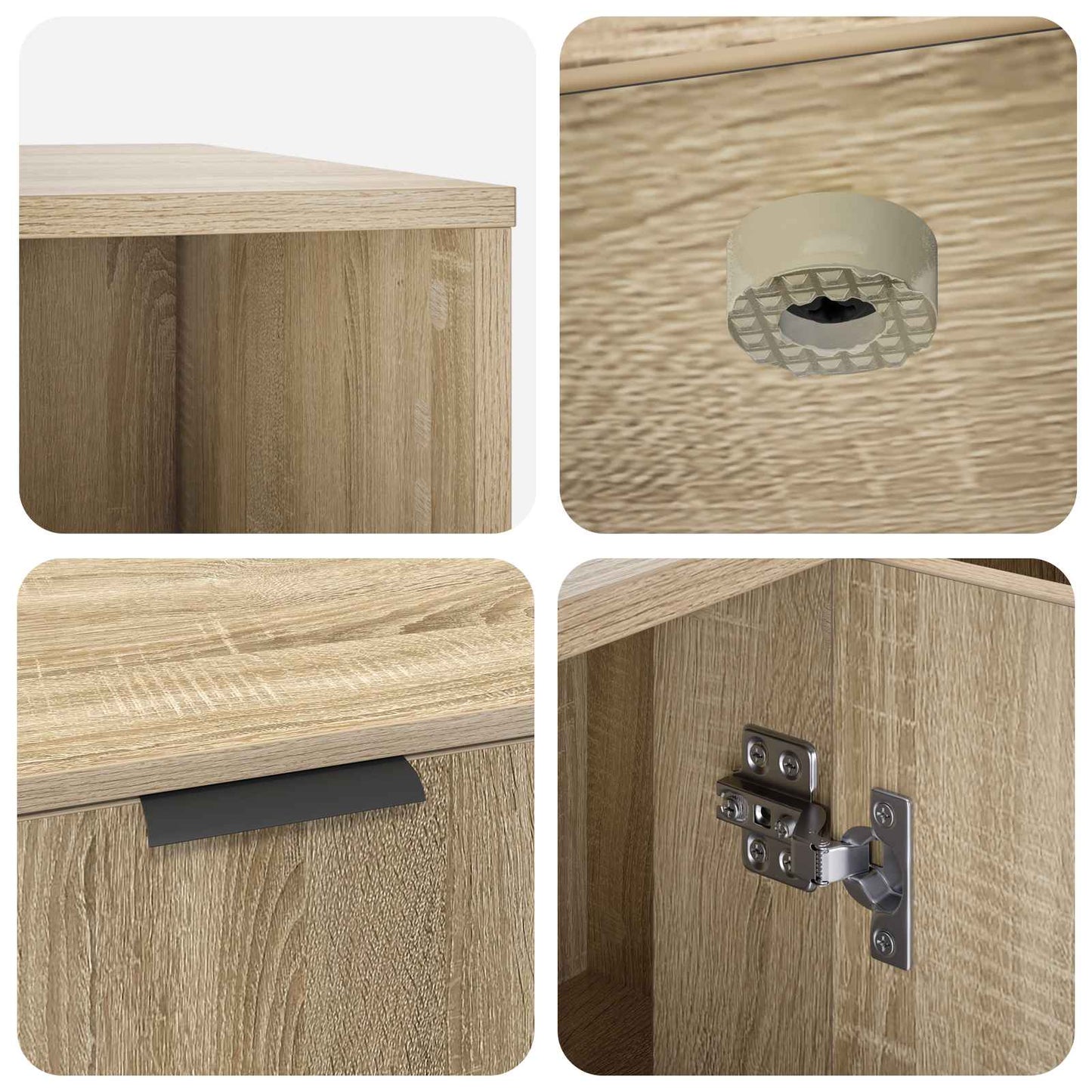Cat Crate Furniture Sonoma Oak 100 x 49 x 45 cm Engineered Wood
