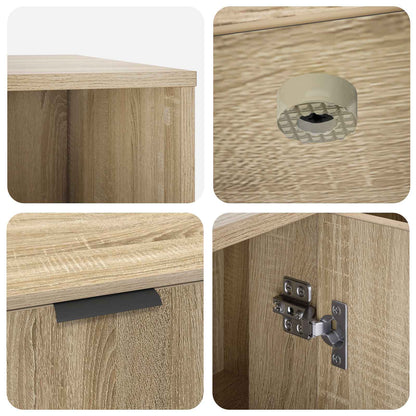 Cat Crate Furniture Sonoma Oak 100 x 49 x 45 cm Engineered Wood
