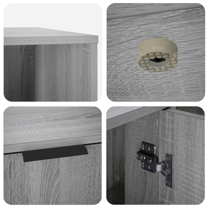 Cat Crate Furniture Grey Sonoma 100 x 49 x 45 cm