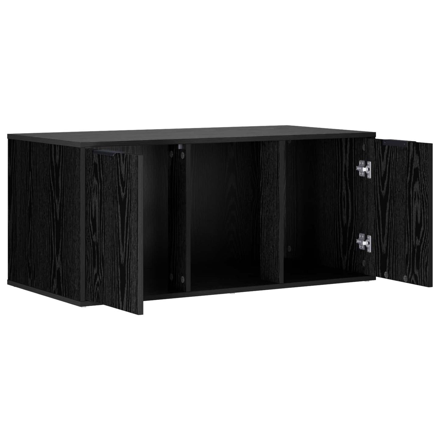Cat Crate Furniture Black Oak 100 x 49 x 45 cm Engineered Wood
