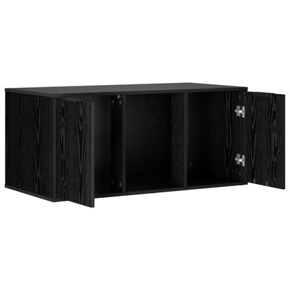 Cat Crate Furniture Black Oak 100 x 49 x 45 cm Engineered Wood