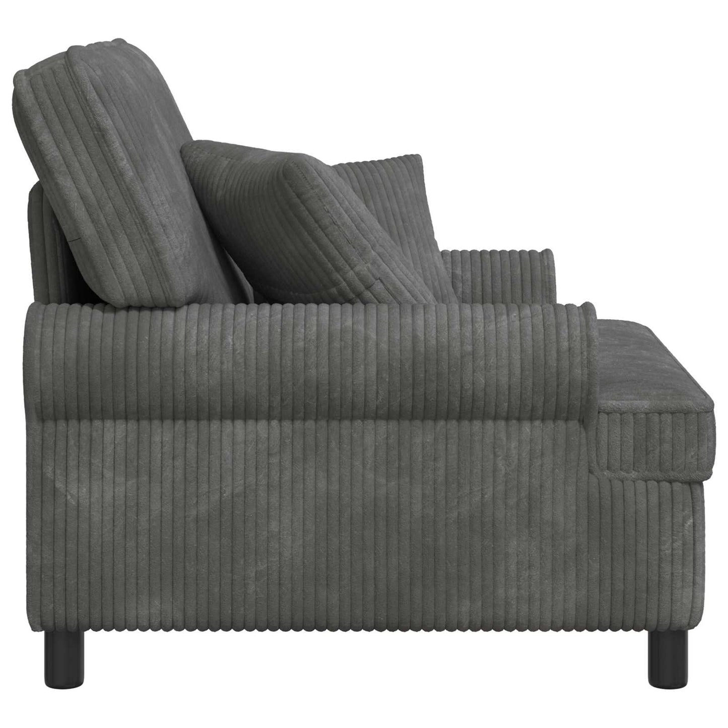 XL Armchair with Cushions Light Grey 1.5 Lines Fabric