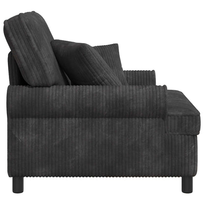 XL Armchair with Cushions Dark Grey 1.5 Lines Fabric