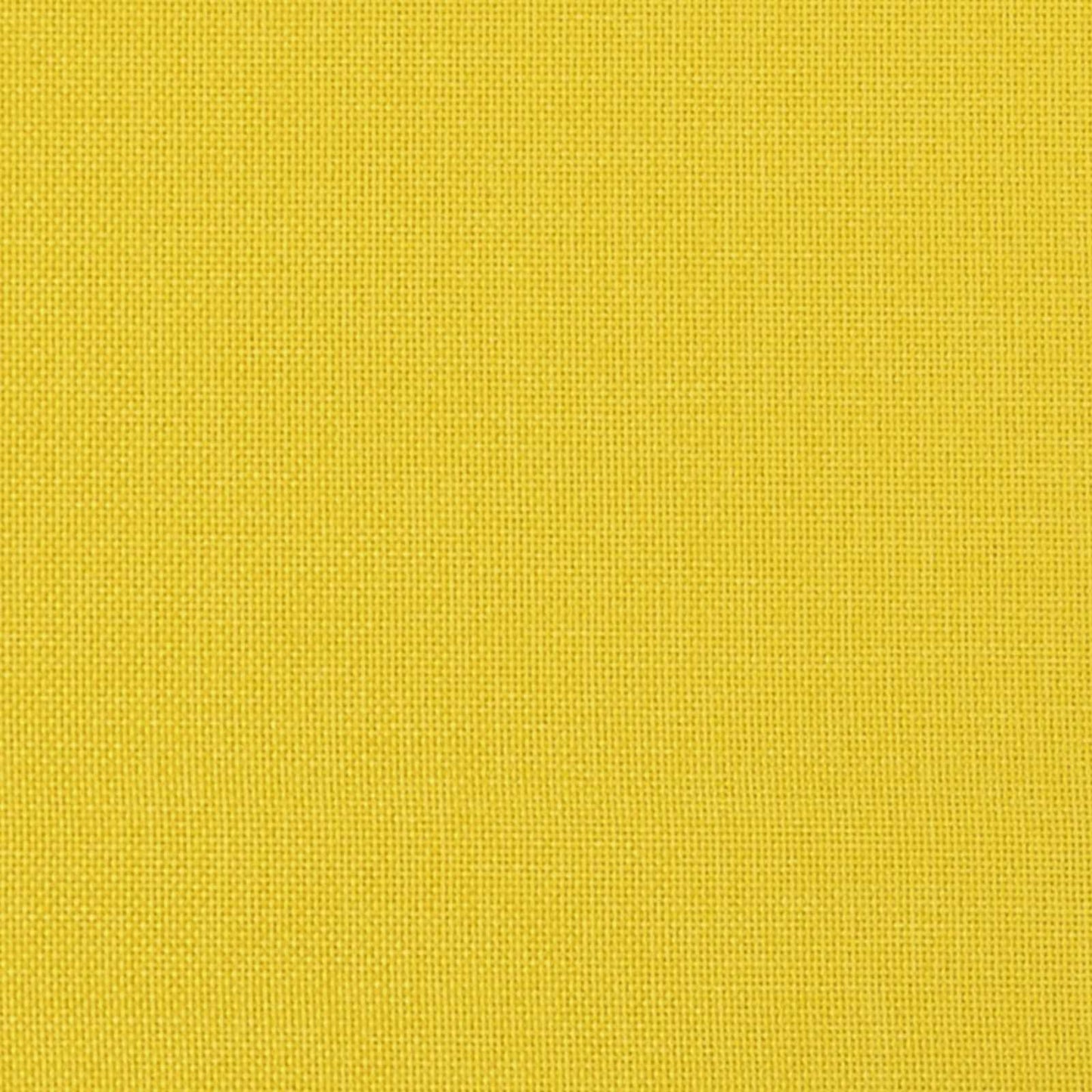XL Armchair with Cushions Light Yellow Fabric
