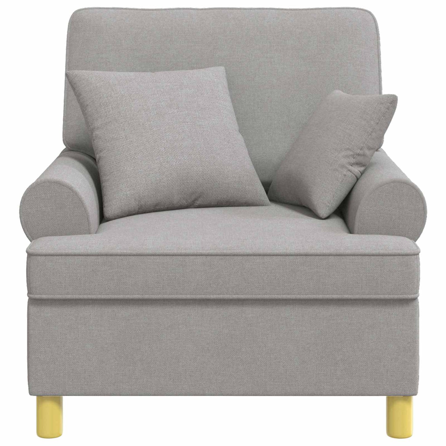 XL Armchair with Cushions Cloud Grey Fabric