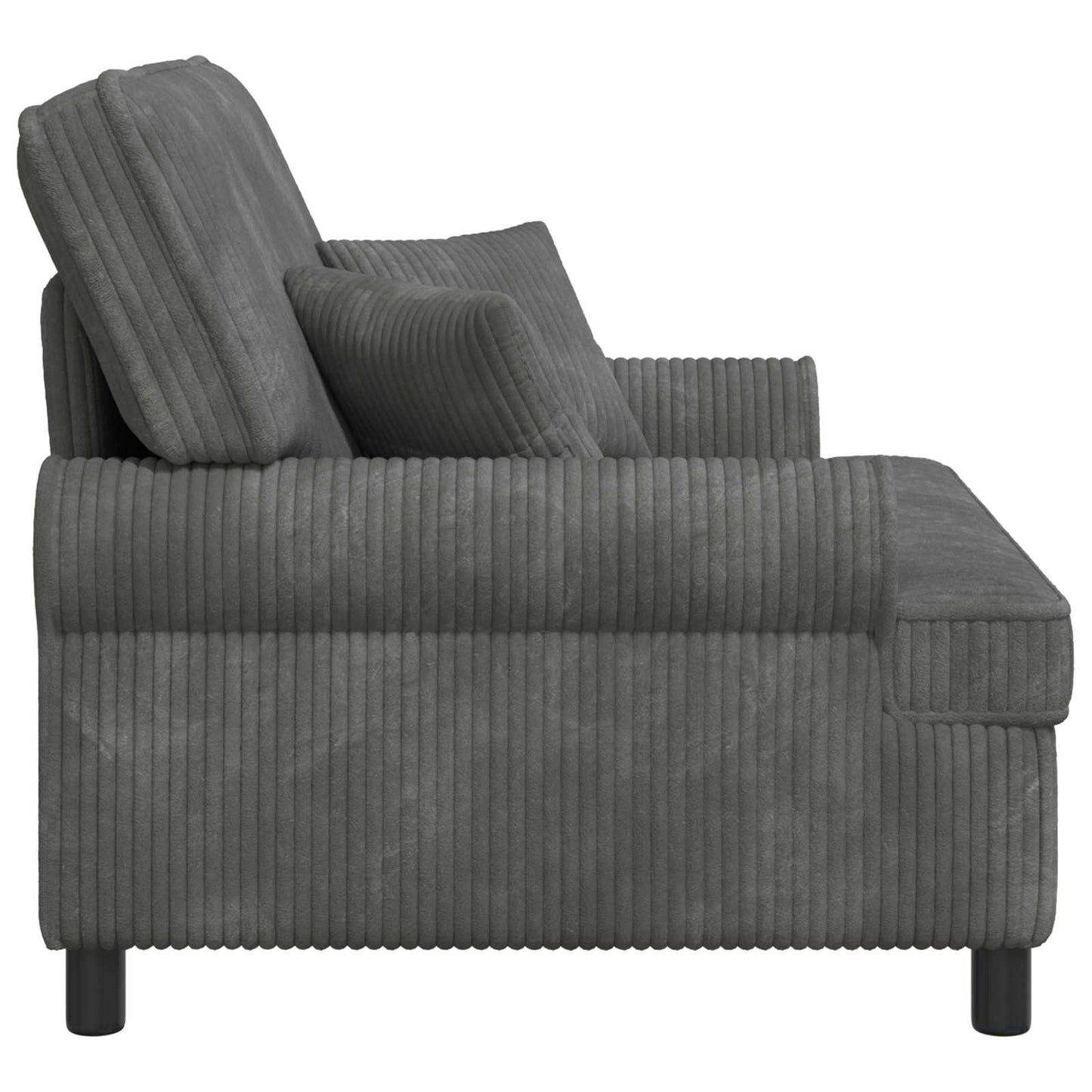 XXL Armchair with Cushions Light Grey 1.5 Lines Fabric