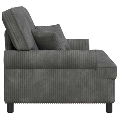 XXL Armchair with Cushions Light Grey 1.5 Lines Fabric