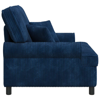 XXL Armchair with Cushions Navy 1.5 Lines Fabric