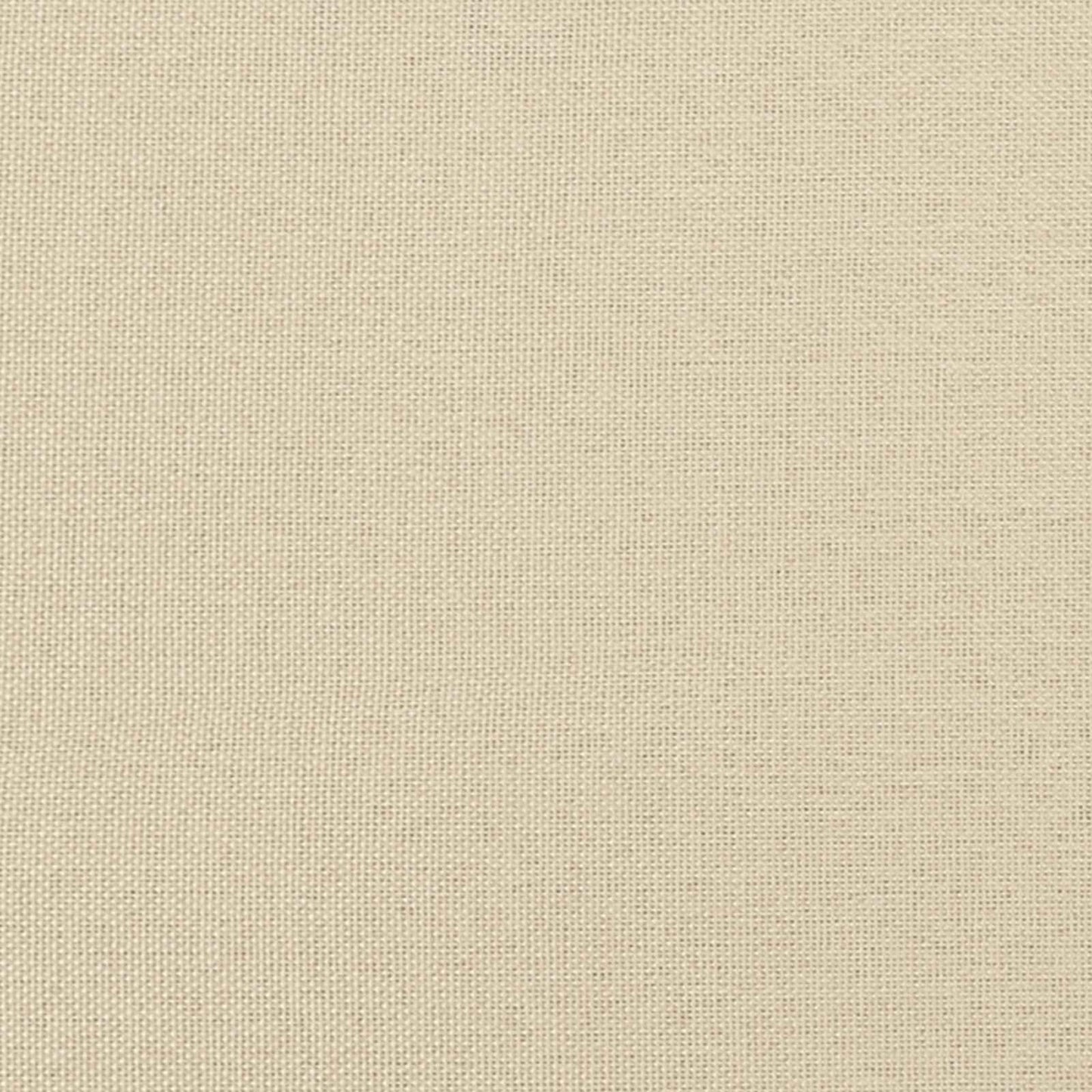 Armchair with Cushions Cream Fabric