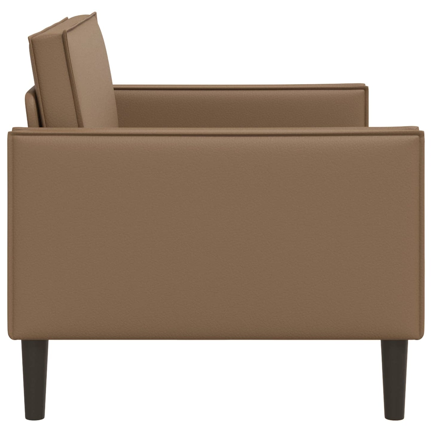 XL Armchair Cappuccino Faux Leather