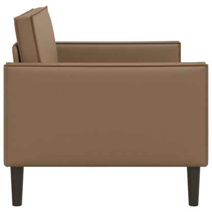 XL Armchair Cappuccino Faux Leather