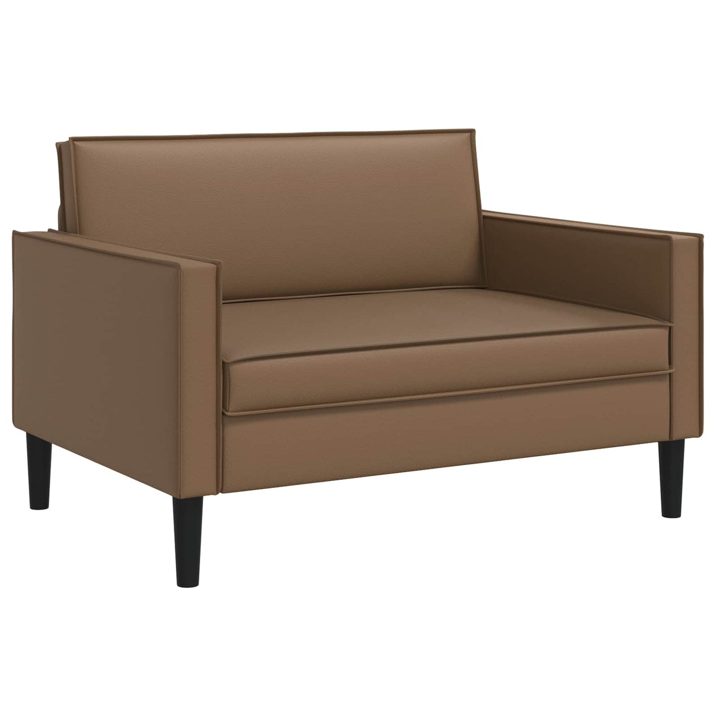 XXL Armchair Cappuccino Faux Leather