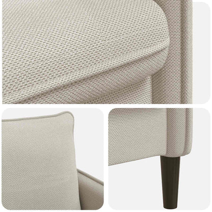XL Armchair Oatmeal Velvet