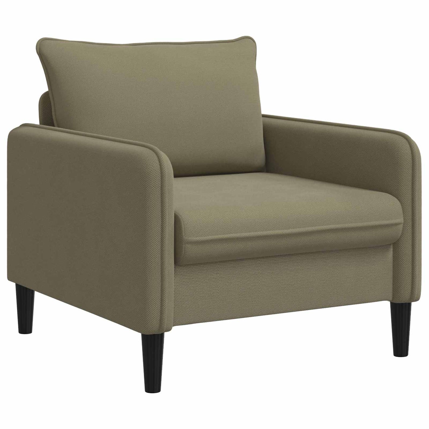 XL Armchair Khaki Velvet