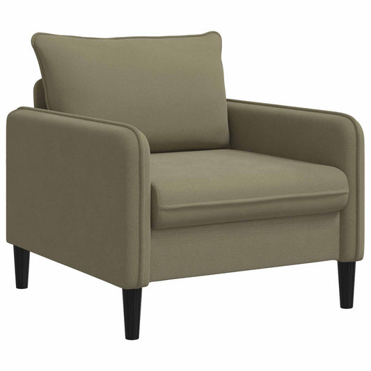 XL Armchair Khaki Velvet