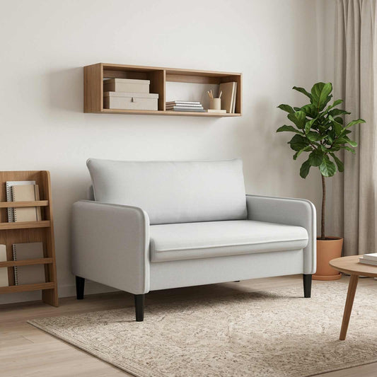 XL Armchair Light Grey Velvet