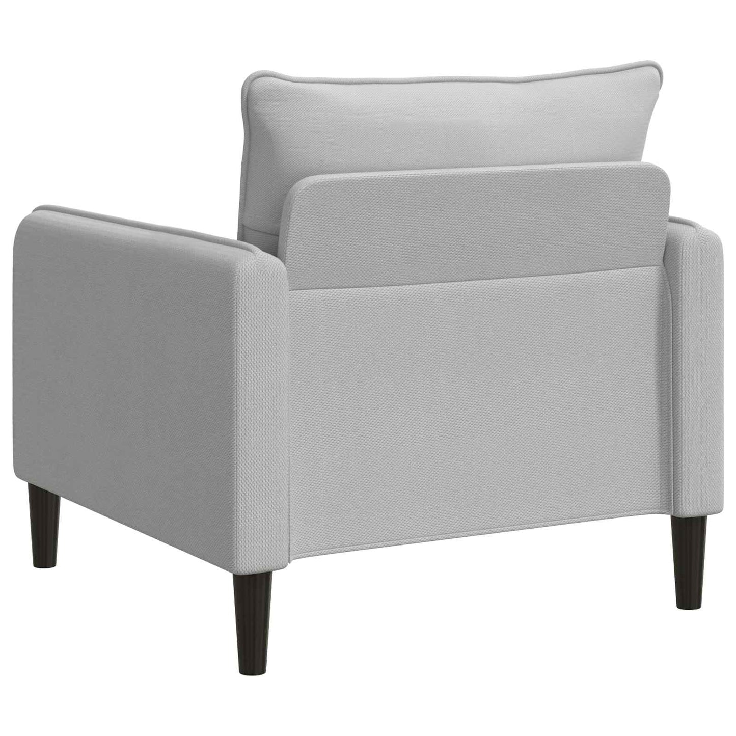 XL Armchair Light Grey Velvet