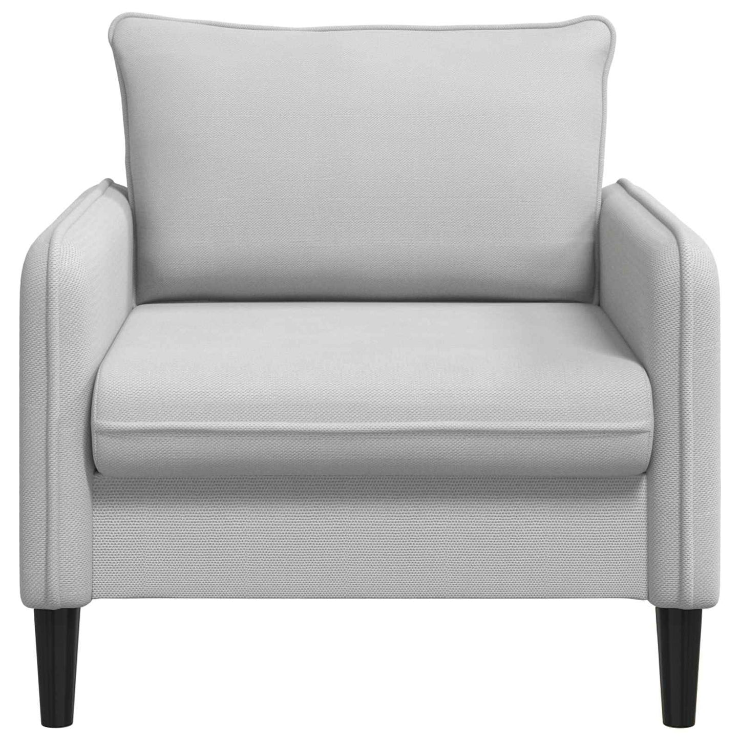 XL Armchair Light Grey Velvet