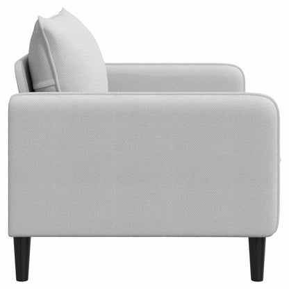 XL Armchair Light Grey Velvet