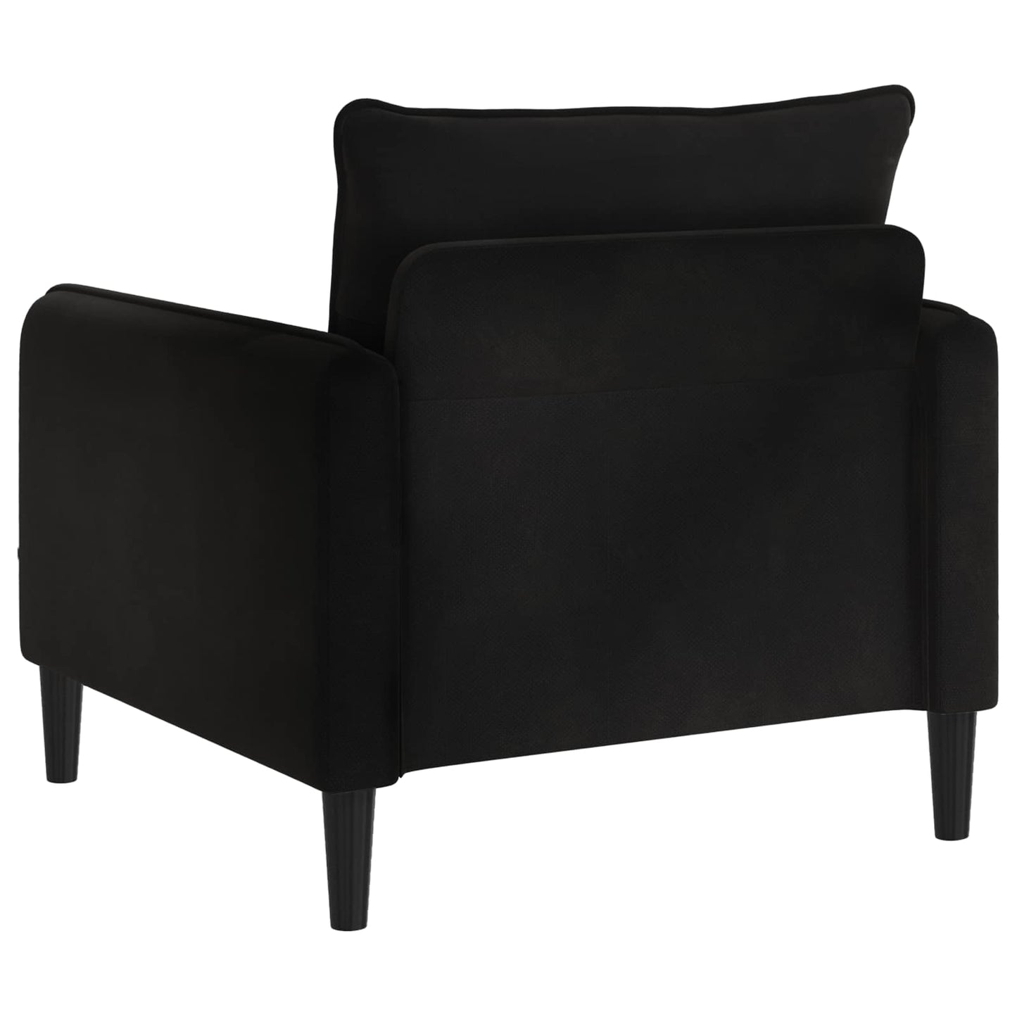 XL Armchair Black Velvet