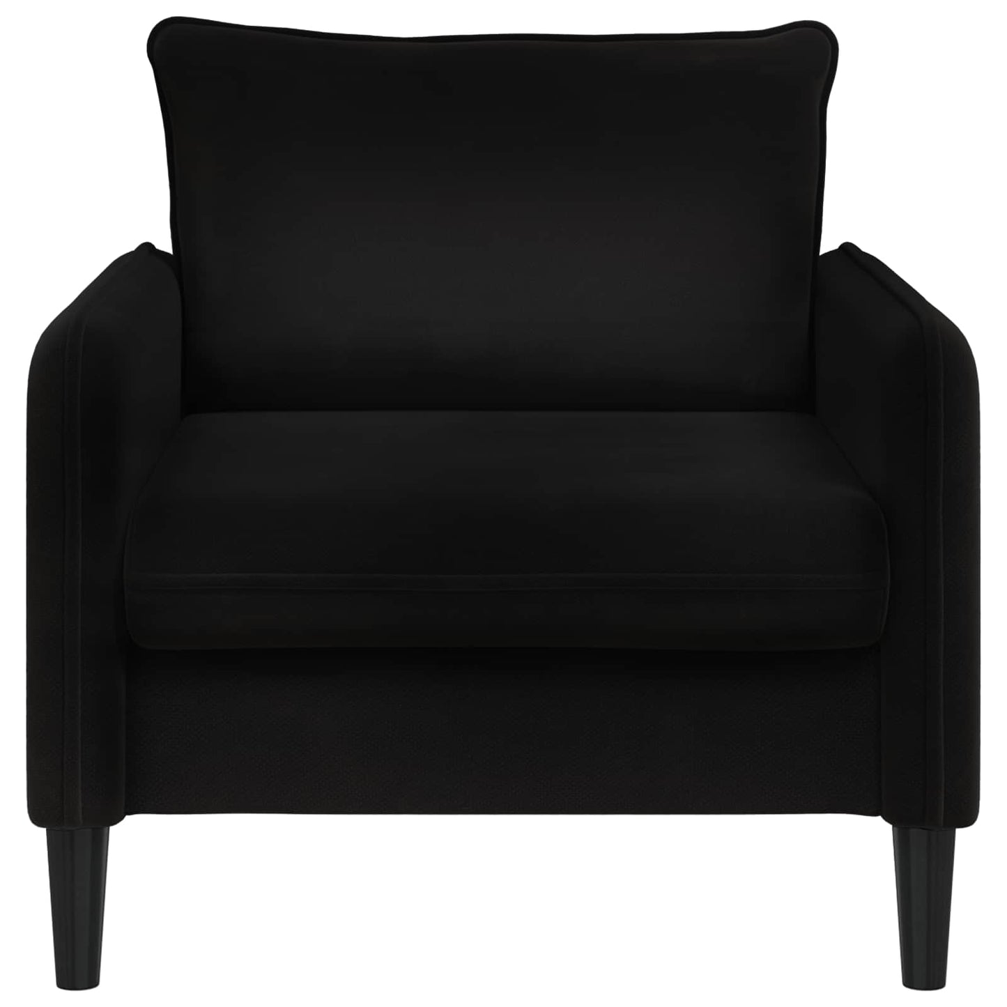 XL Armchair Black Velvet