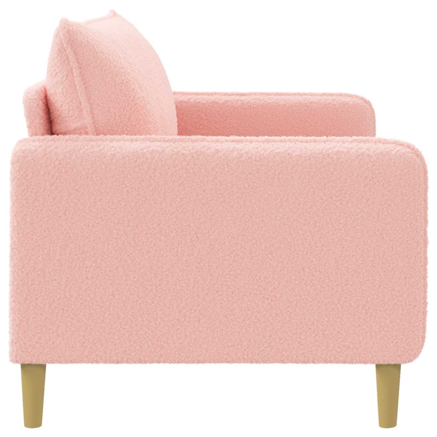 XL Armchair Pink Bouclé