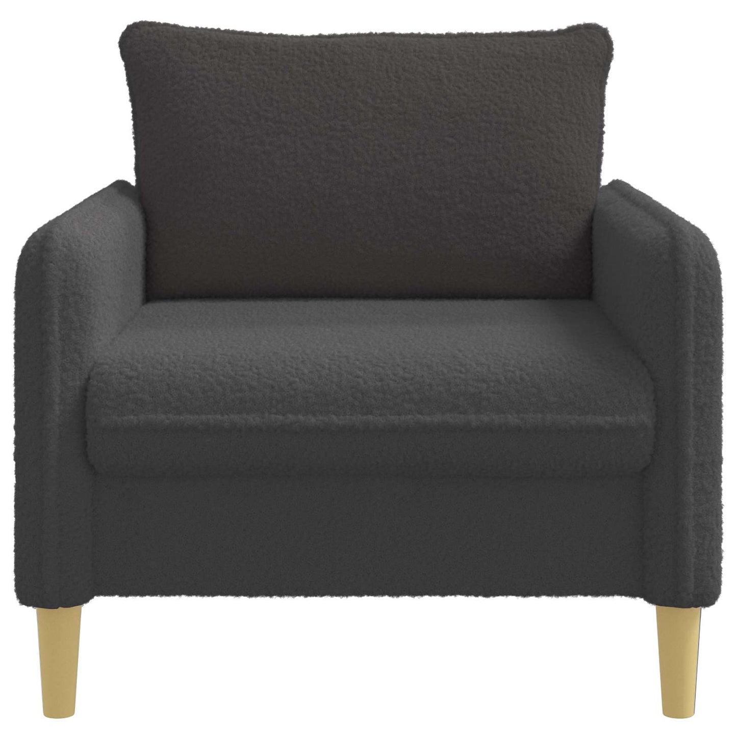 XL Armchair Dark Grey Bouclé
