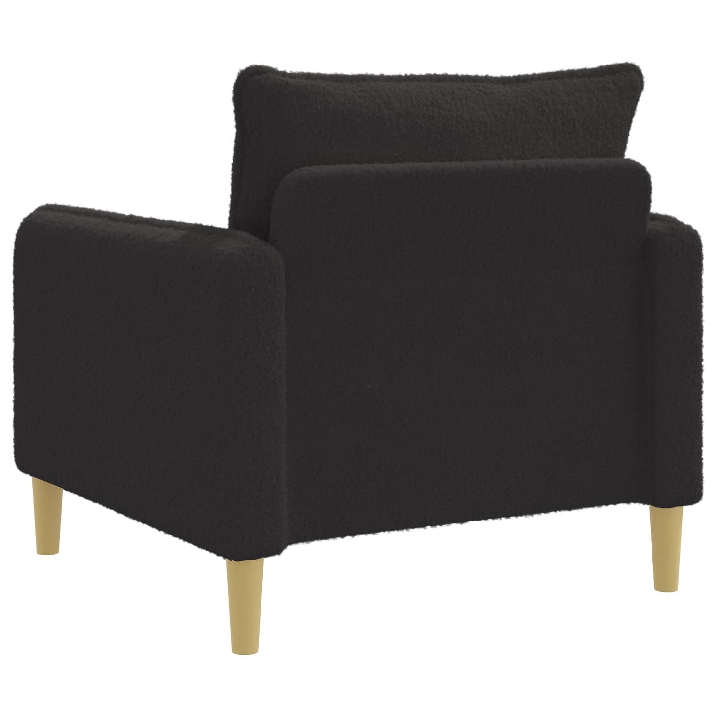 XL Armchair Black Bouclé